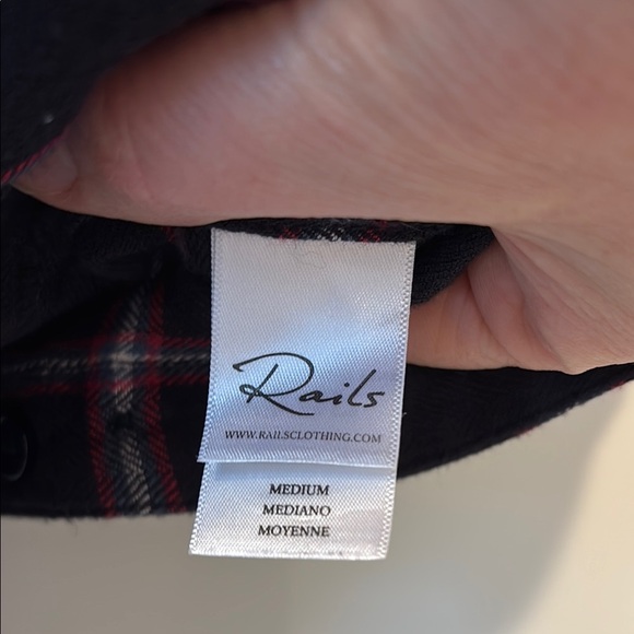 Rails Pink and Blue Button Down Shirt - Picture 4 of 7